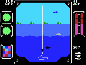 CreatiVision Air\Sea Battle Screenshot