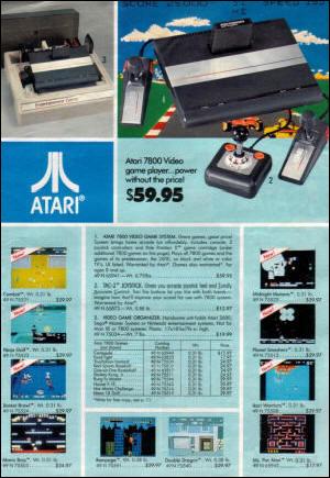 Atari 7800 Print Advert - Courtesy of AtariAge.com