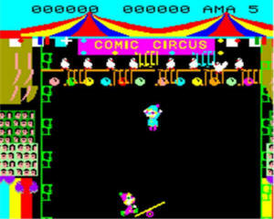Epoch Super Cassette Vision Comic Circus Screenshot