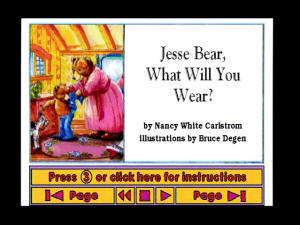 VIS Jessie Bear, What Will You Wear? screenshot