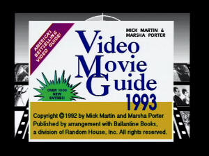 VIS Video Movie Guide 1993 screenshot