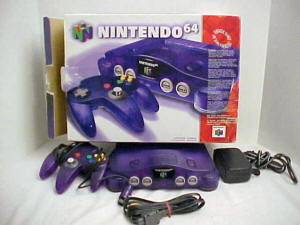 Nintendo 64 Atomic Purple